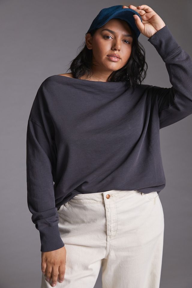 Pilcro Boat Neck Tunic Pullover #4