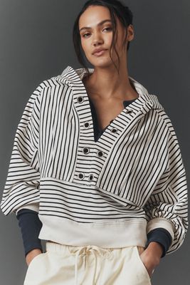Pilcro Cotton Grommet Hoodie