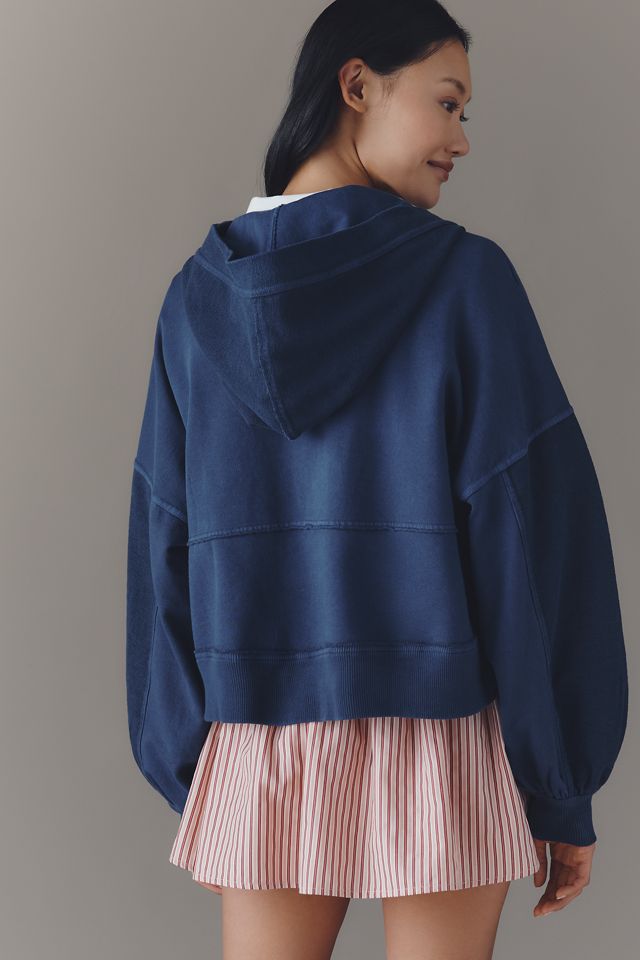 Pilcro Cotton Grommet Hooded Sweatshirt | Anthropologie