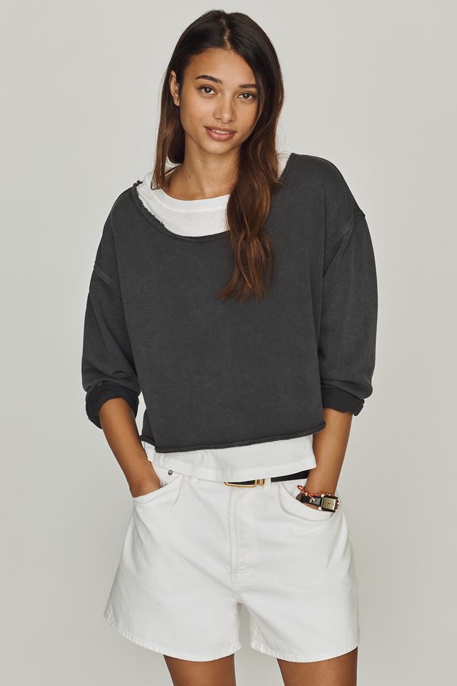 Pilcro Layered Twofer Pullover | Anthropologie