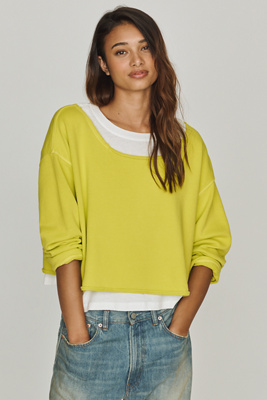 Pilcro Layered Twofer Pullover | Anthropologie