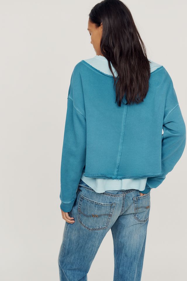 Pilcro Layered Twofer Pullover #1
