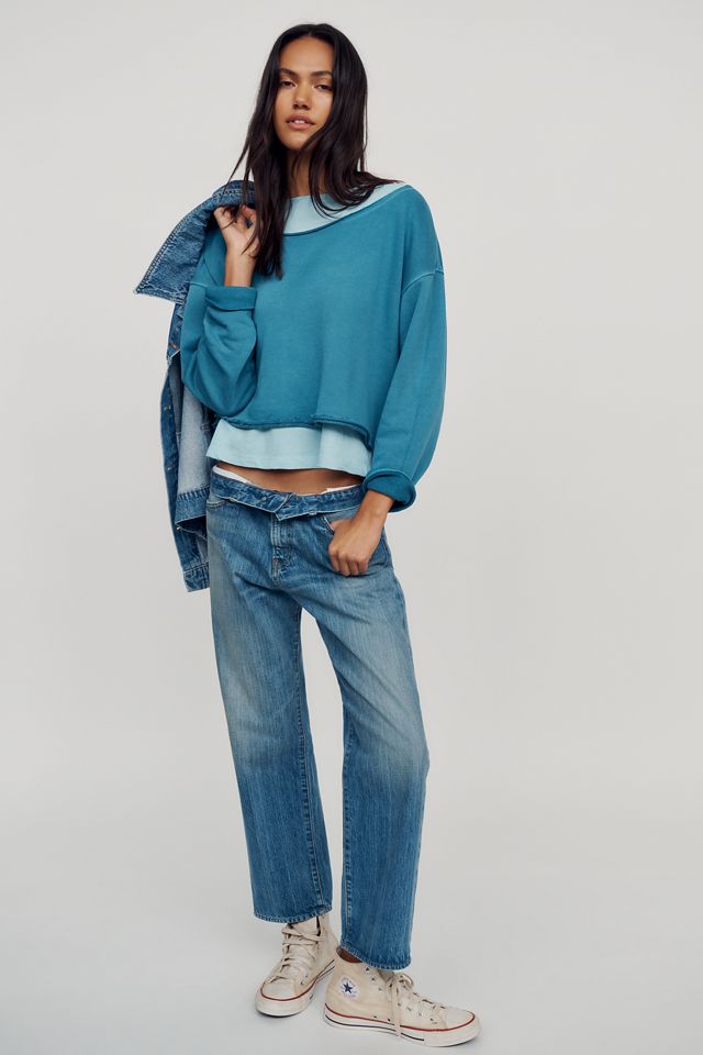 Pilcro Layered Twofer Pullover #2