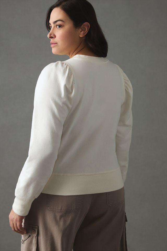 By Anthropologie Embroidered Sweatshirt #6