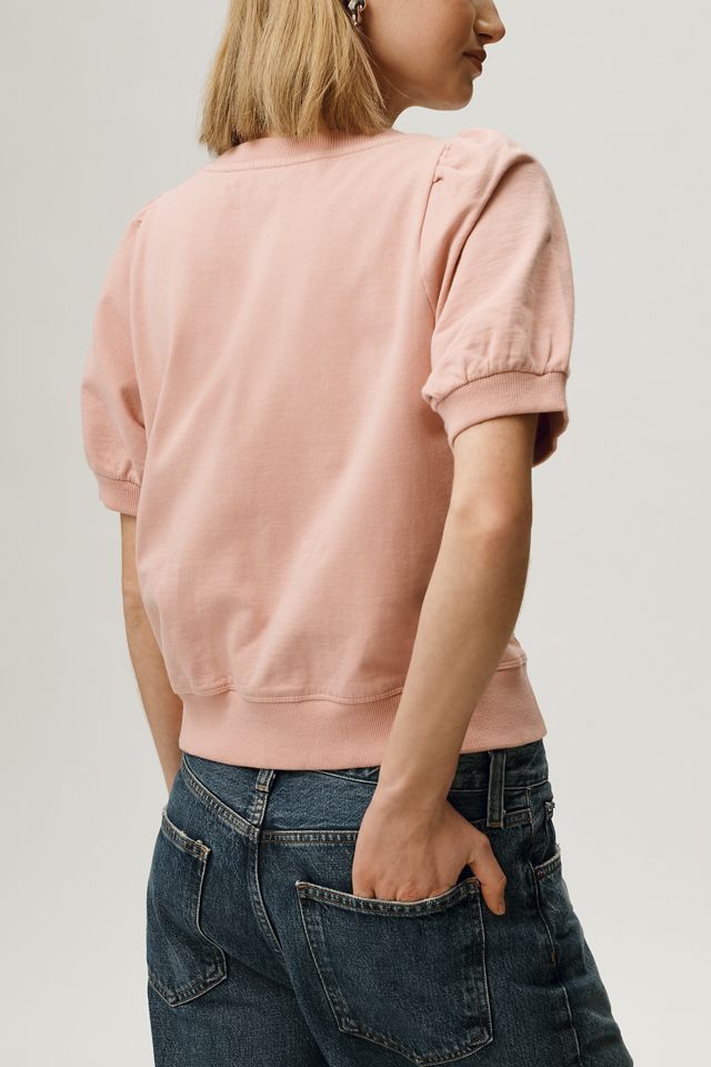 Puff-Sleeve Floral Blouse by Maeve #1