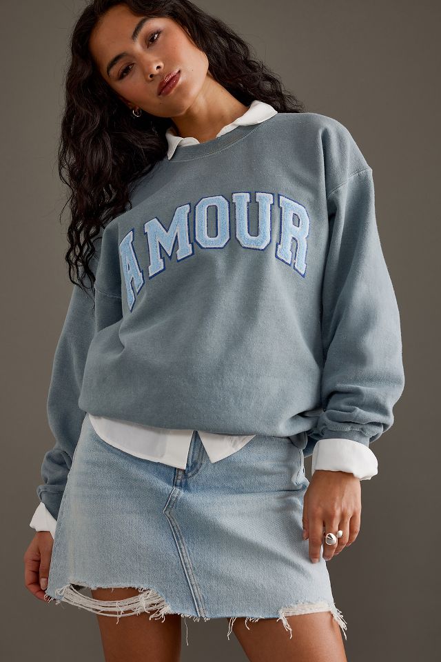 Oversized Crew-Neck Sweatshirt