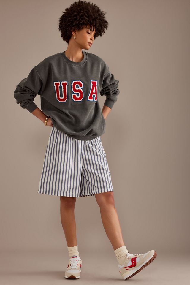 USA Patch Oversized Sweatshirt #2
