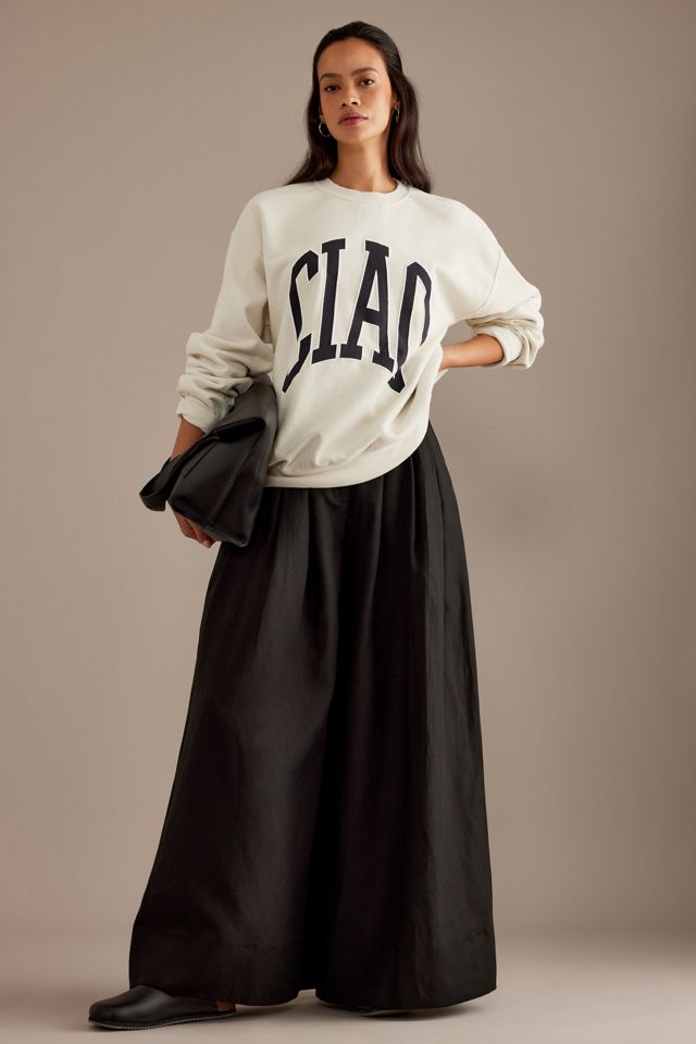 Sweat-shirt surdimensionné à col rond Maeve Ciao #1