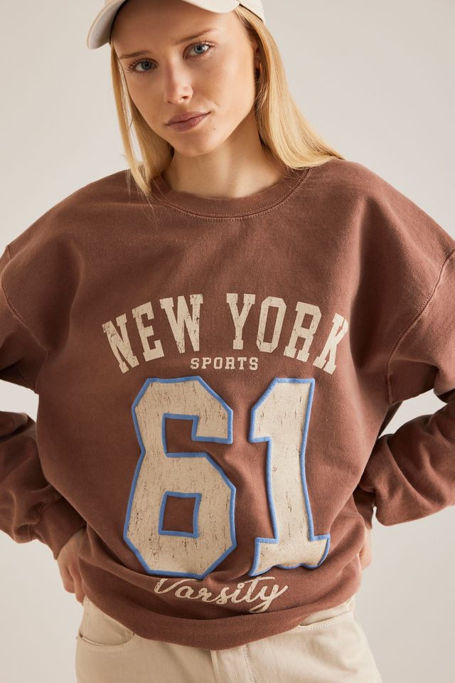 By Anthropologie Felpa con Grafica New York #6
