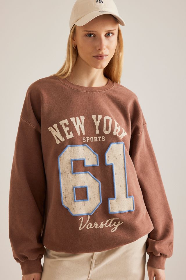 By Anthropologie Felpa con Grafica New York #2