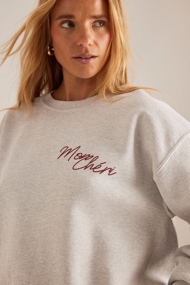 Felpa Oversize con Icona di Ciliegia di Anthropologie #4