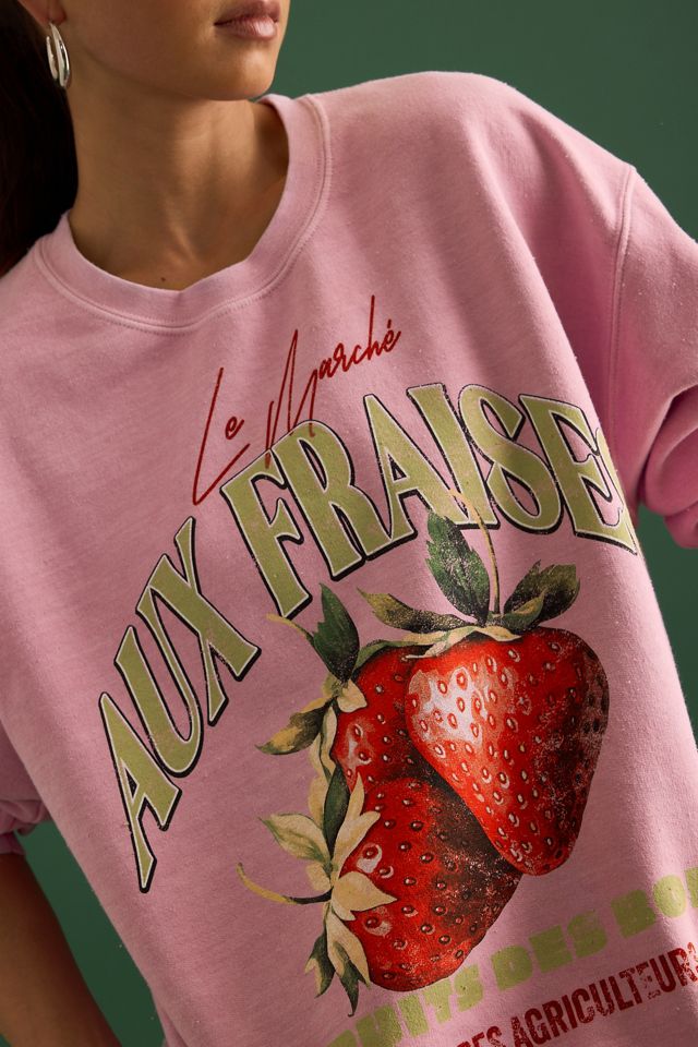Sweat-shirt graphique Aux Fraises par Anthropologie #2