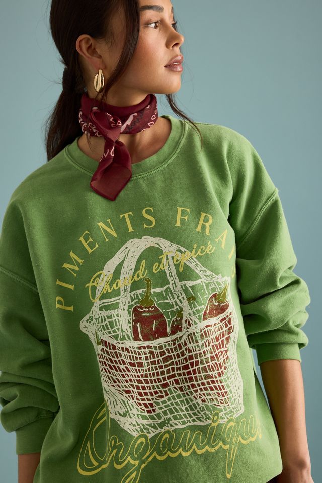 Felpa con Grafica Chilli di Anthropologie #4