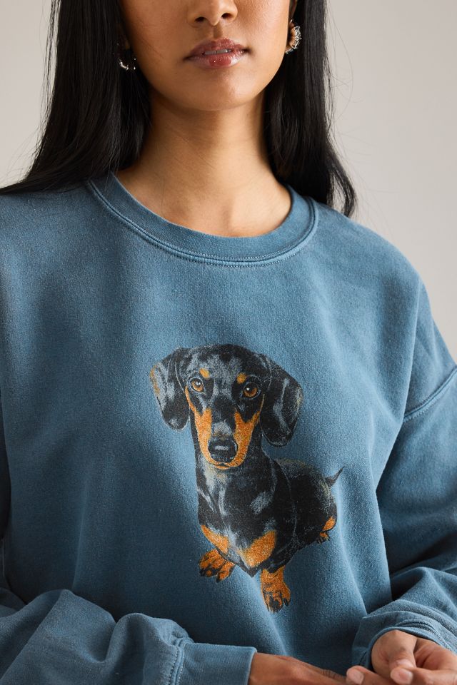 By Anthropologie Dachshund Graphic Sweatshirt #5