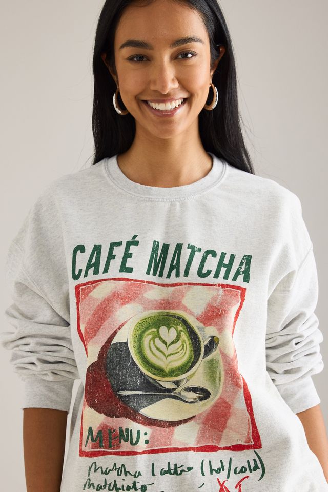 By Anthropologie Felpa Grafica Café Matcha #5