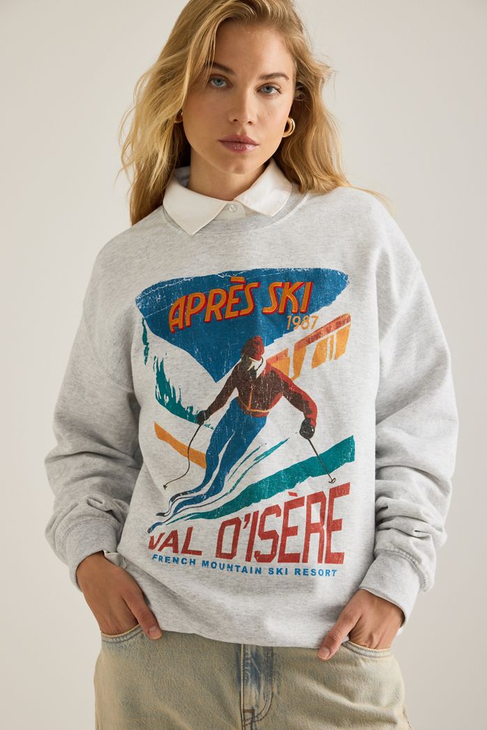 By Anthropologie Après Ski Graphic Sweatshirt