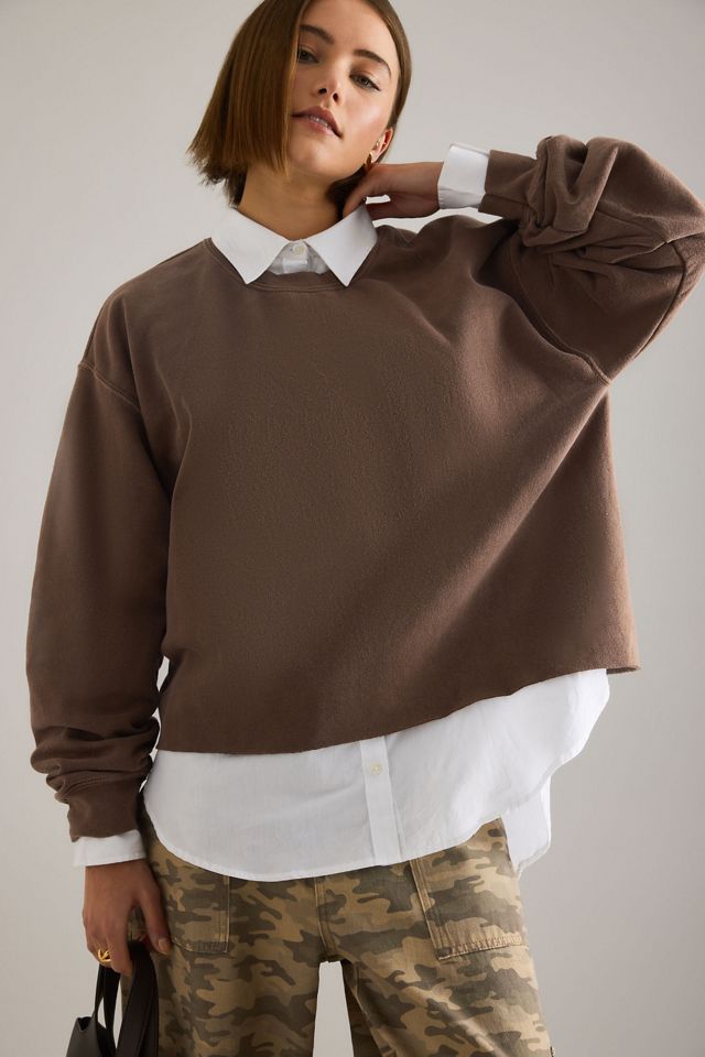 By Anthropologie Gewaschenes Sweatshirt #3