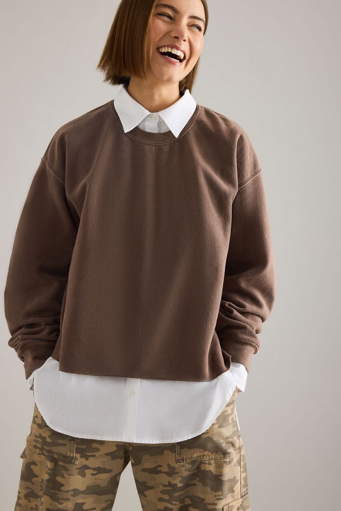 By Anthropologie Washed Sweatshirt
