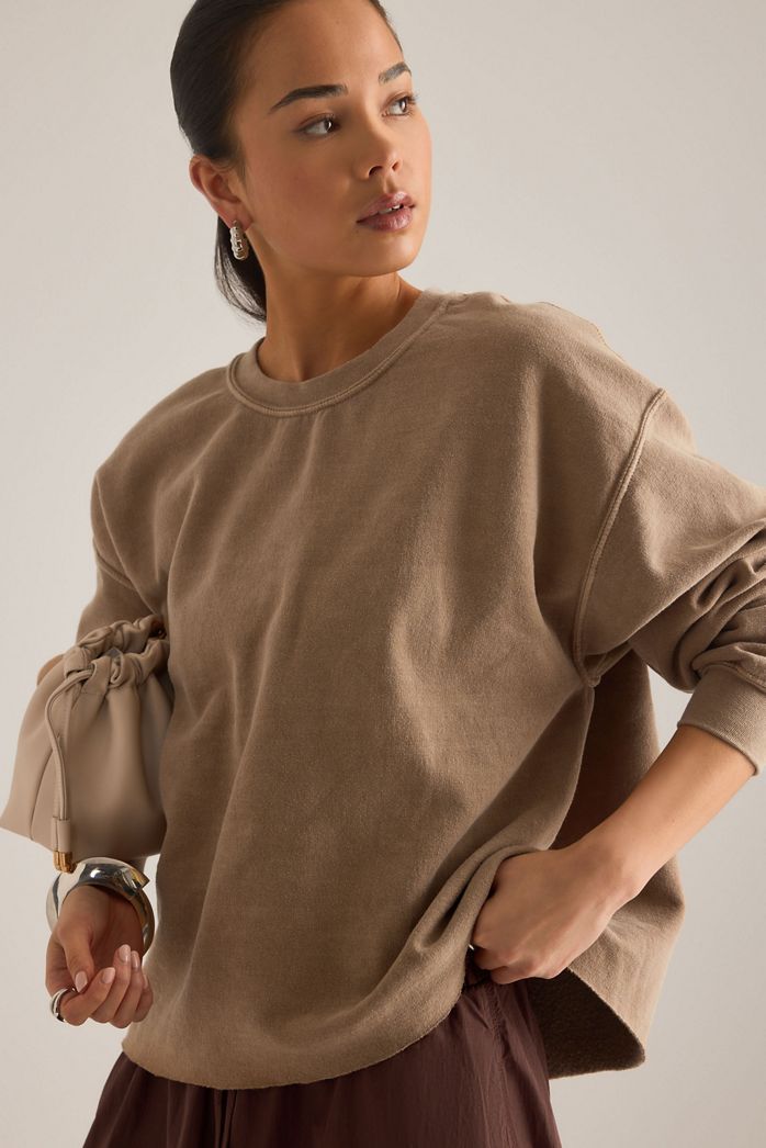By Anthropologie Washed Sweatshirt
