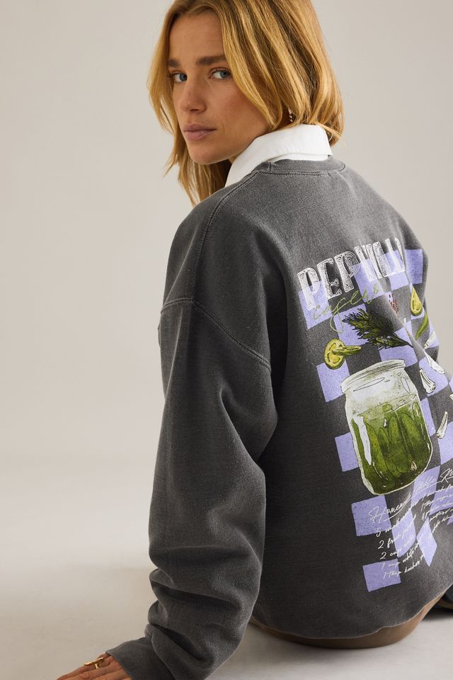 By Anthropologie Pickles Grafik-Sweatshirt #3