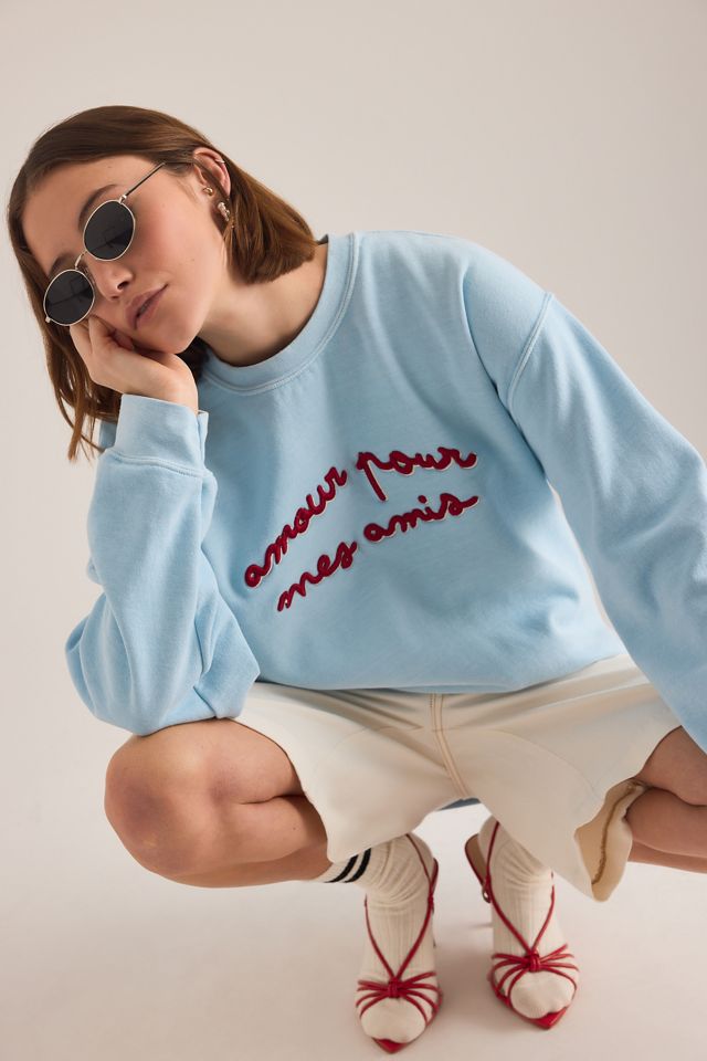 Felpa con Ricamo Amour By Anthropologie #4