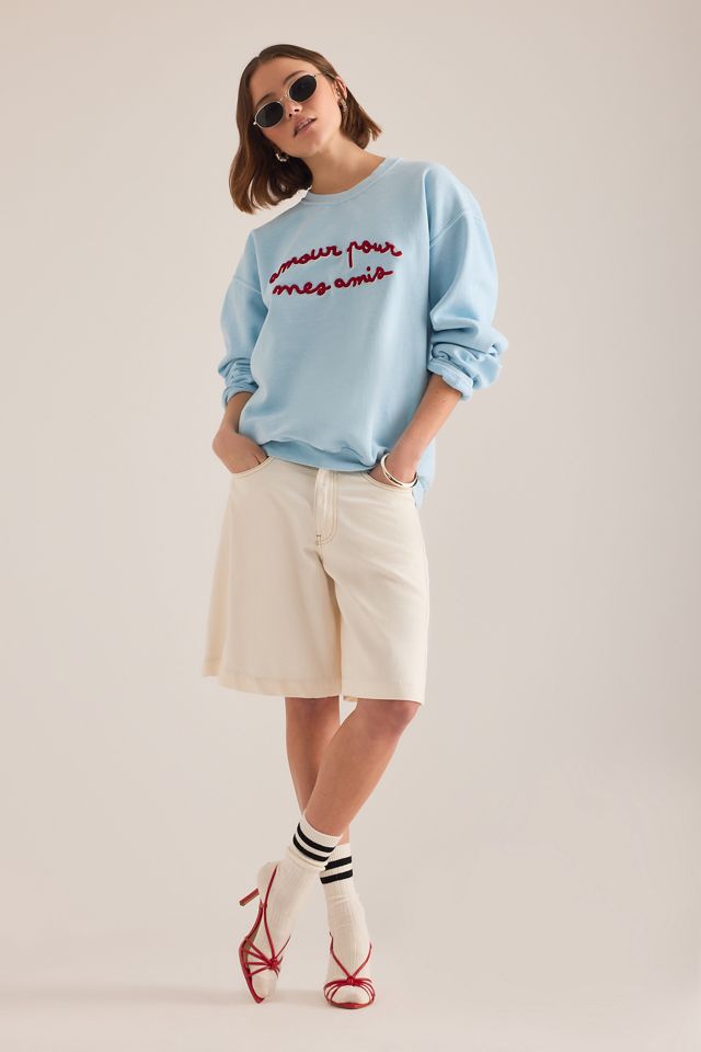 Felpa con Ricamo Amour By Anthropologie #2