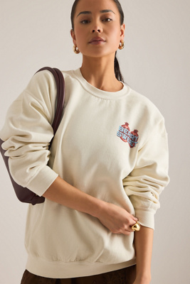 By Anthropologie Pomegranate Graphic Sweatshirt