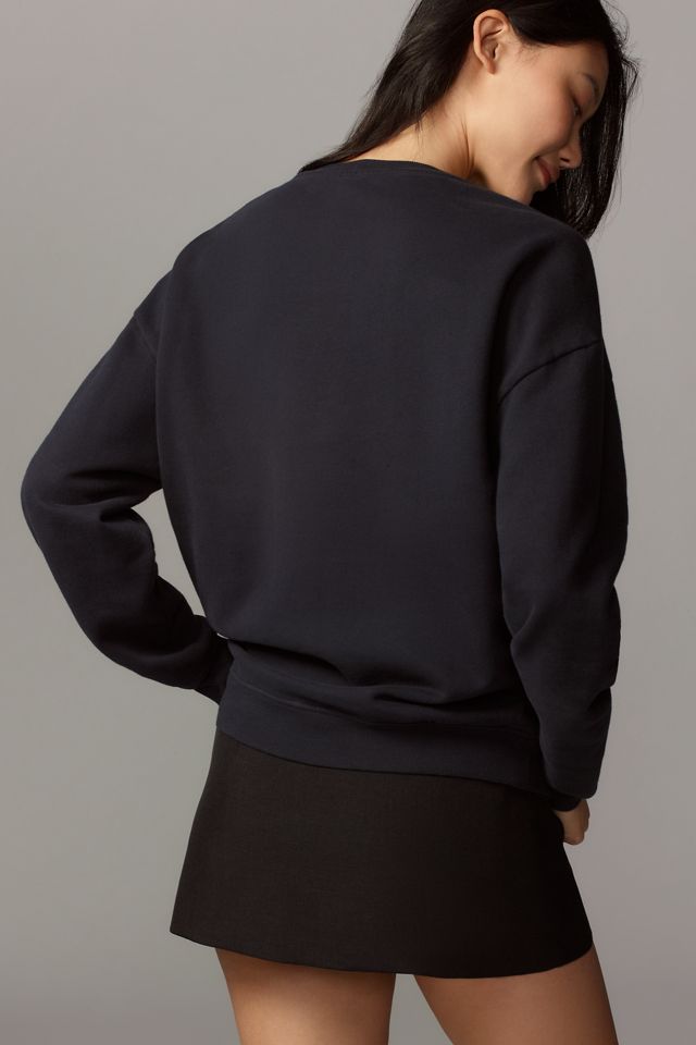 KULE Cotton Oversized Love Crew-Neck Sweater #1