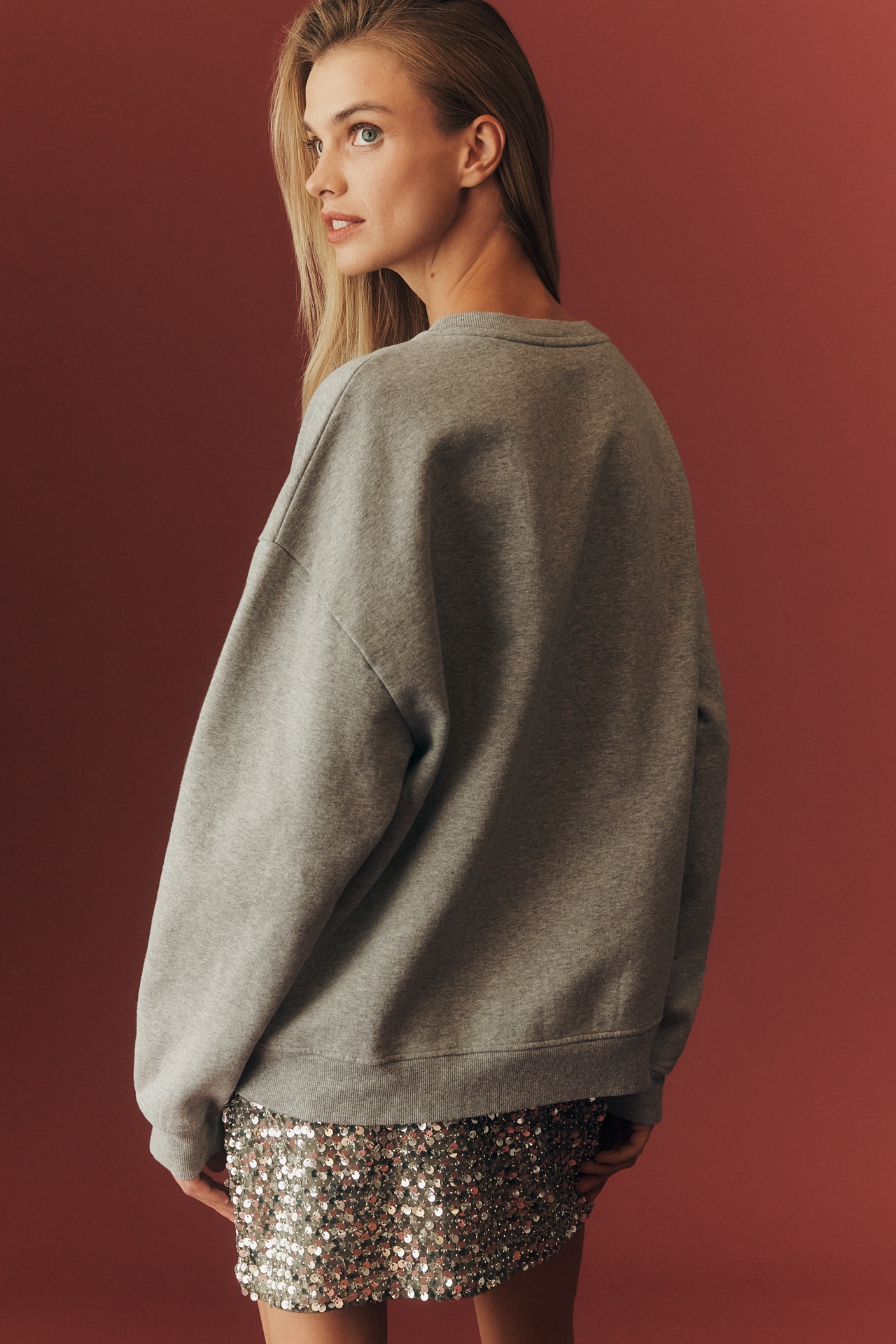 KULE The Oversized Gingerbread Sweatshirt