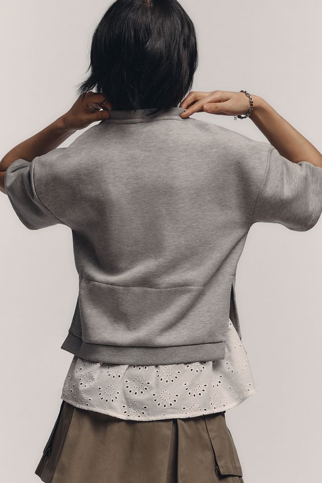 Maeve Twofer Eyelet Top #1