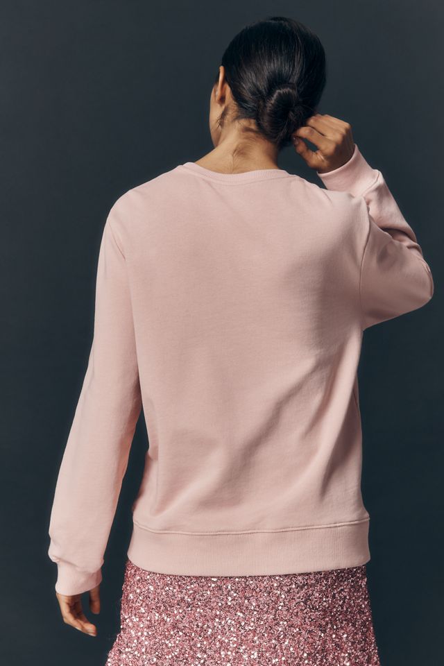 Maeve 3D Rose Embellished Sweatshirt #1