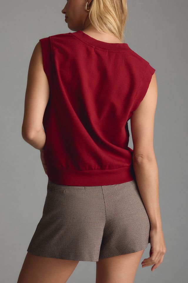 T.La V-Neck Sleeveless Sweatshirt #1