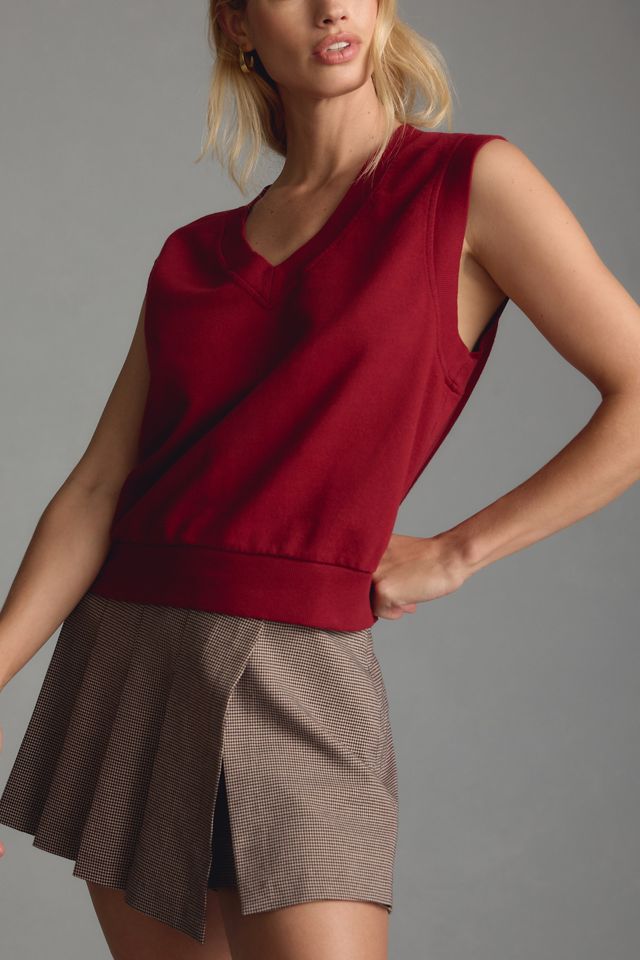 T.La V-Neck Sleeveless Sweatshirt #3