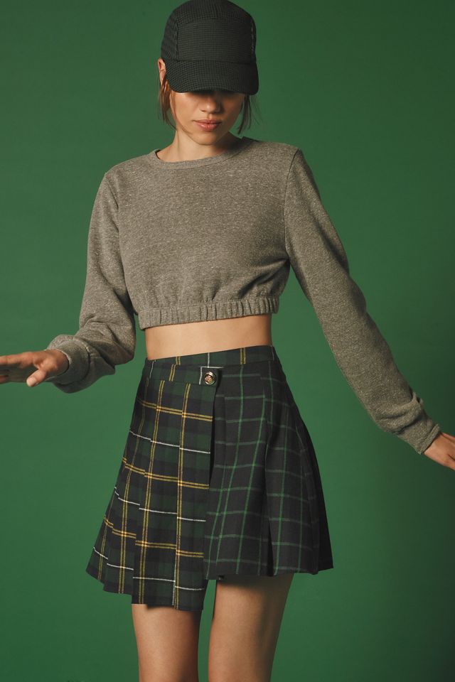 T.La Cropped Long-Sleeve Sweatshirt #1