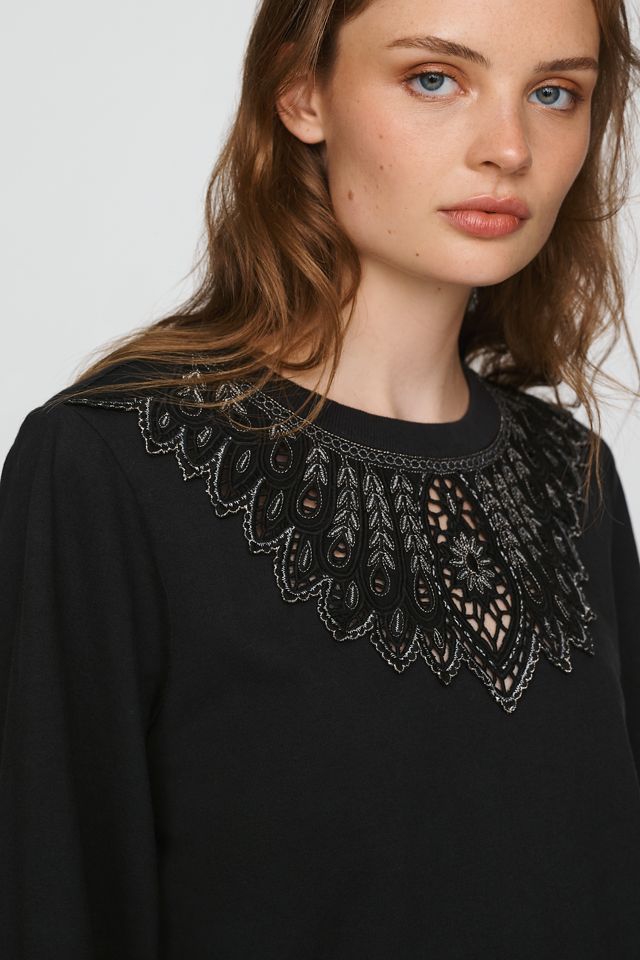 Maeve 100% Cotton Cutwork Top #2