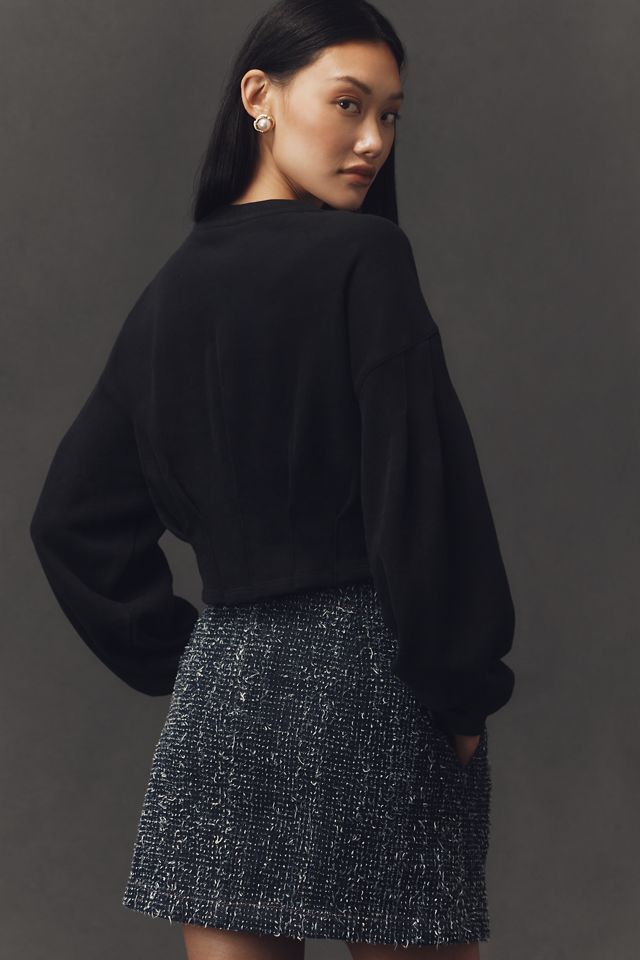 By Anthropologie Waisted Crop Pullover #1