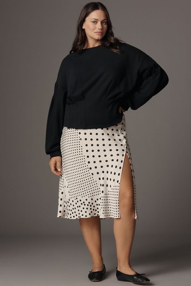 By Anthropologie Waisted Crop Pullover #4
