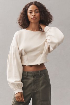 Clare V. Le Weekend Oversized Sweatshirt | Anthropologie