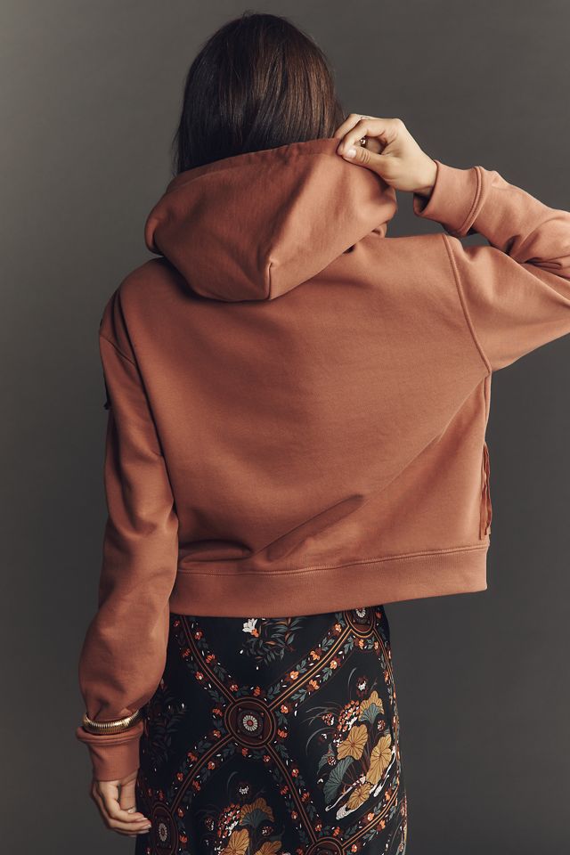 Pilcro Fringe Hooded Sweatshirt #3