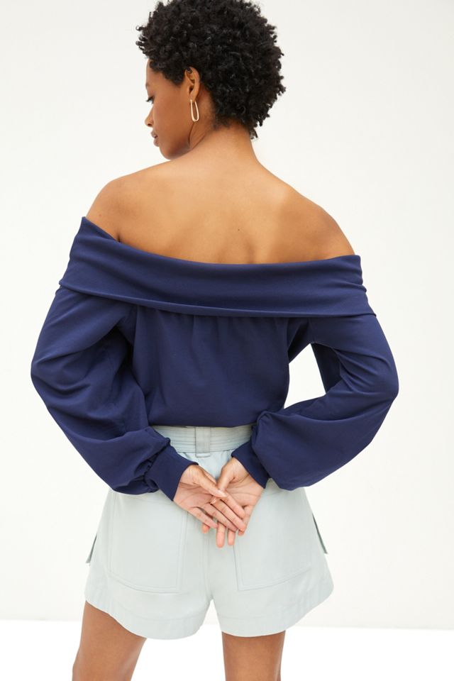 Maeve Off-The-Shoulder Pullover #1