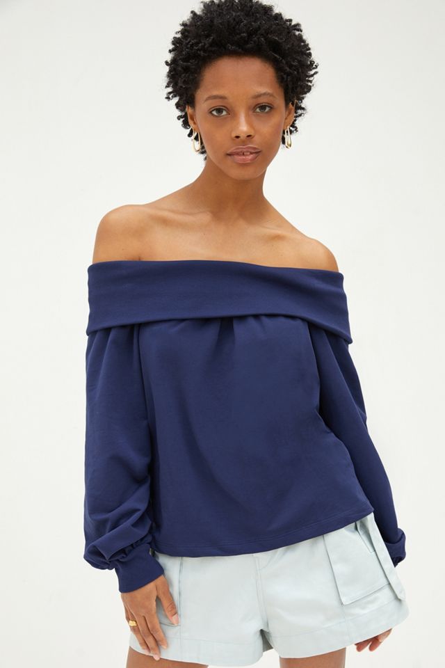 Maeve Off-The-Shoulder Pullover #2