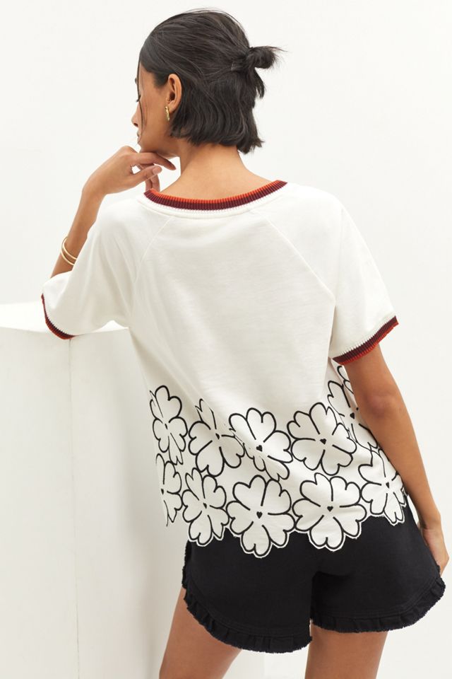 Maeve Floral Embroidered Top #2