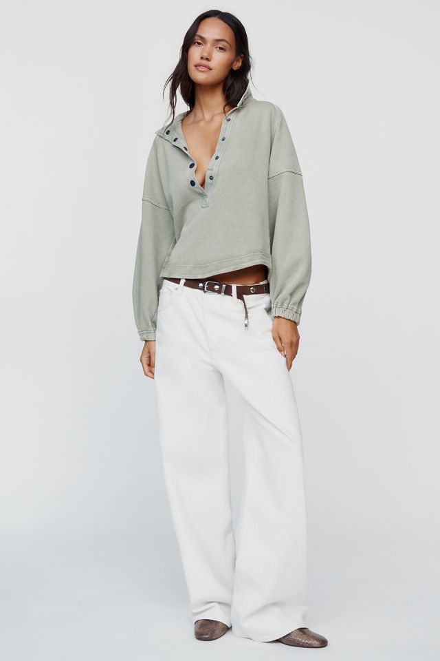 Pilcro Knit Project Canyon Henley Top #1