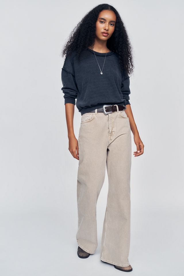 Pilcro 100% Cotton Seamed Top #1