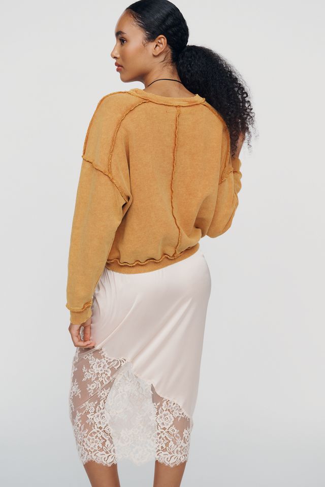 Pilcro 100% Cotton Seamed Sweatshirt  #1
