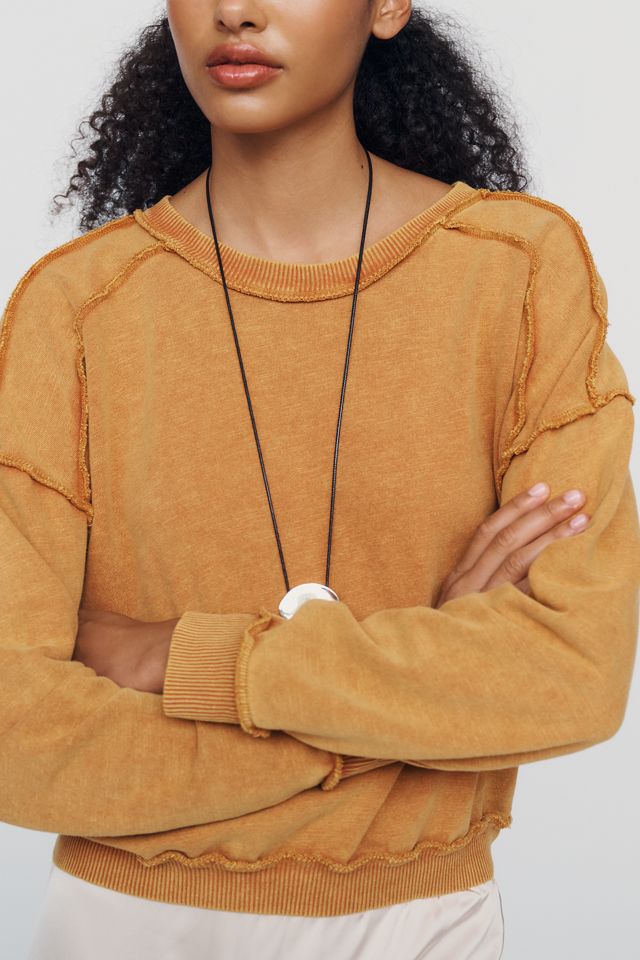 Pilcro 100% Cotton Seamed Sweatshirt  #2
