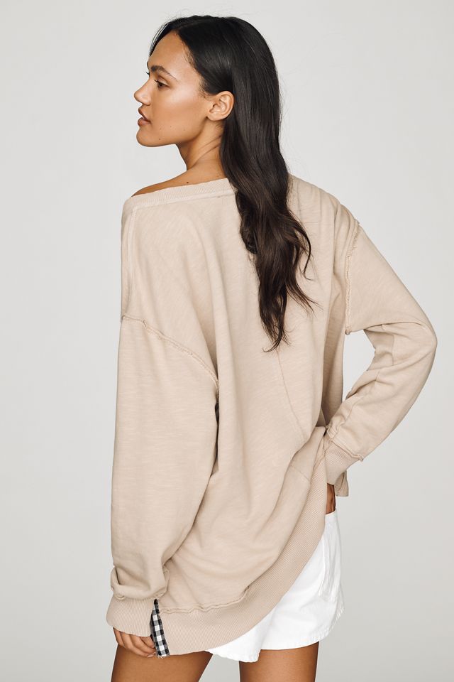 Pilcro Cotton V-Neck Side-Tie Top #3