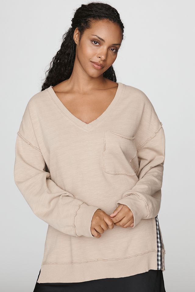 Pilcro Cotton V-Neck Side-Tie Top #4