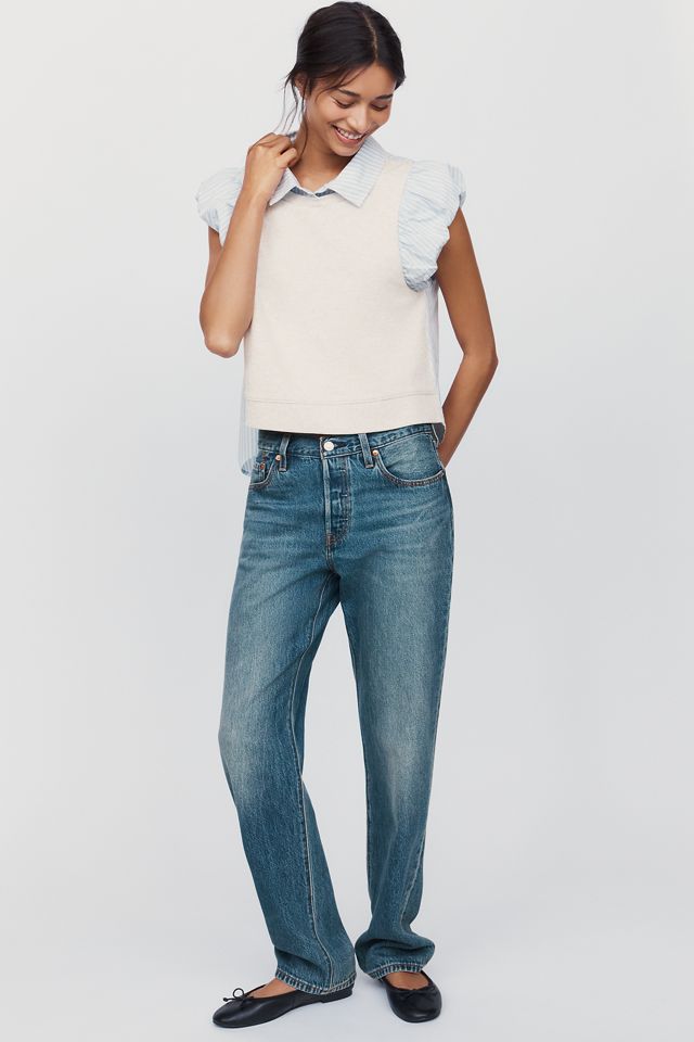 Maeve 100% Cotton Twofer Shirt #3