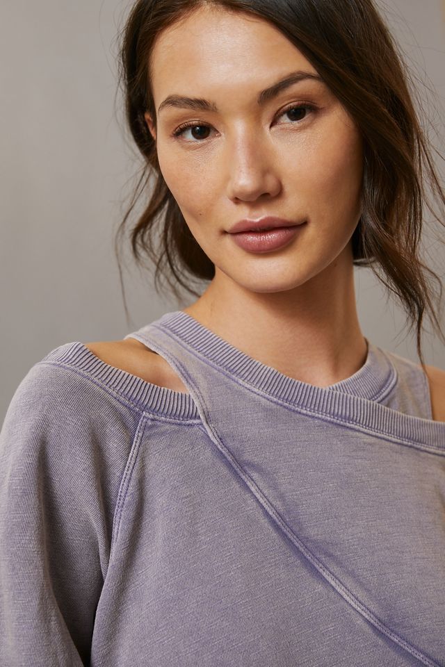 pilcro crossover sweatshirt